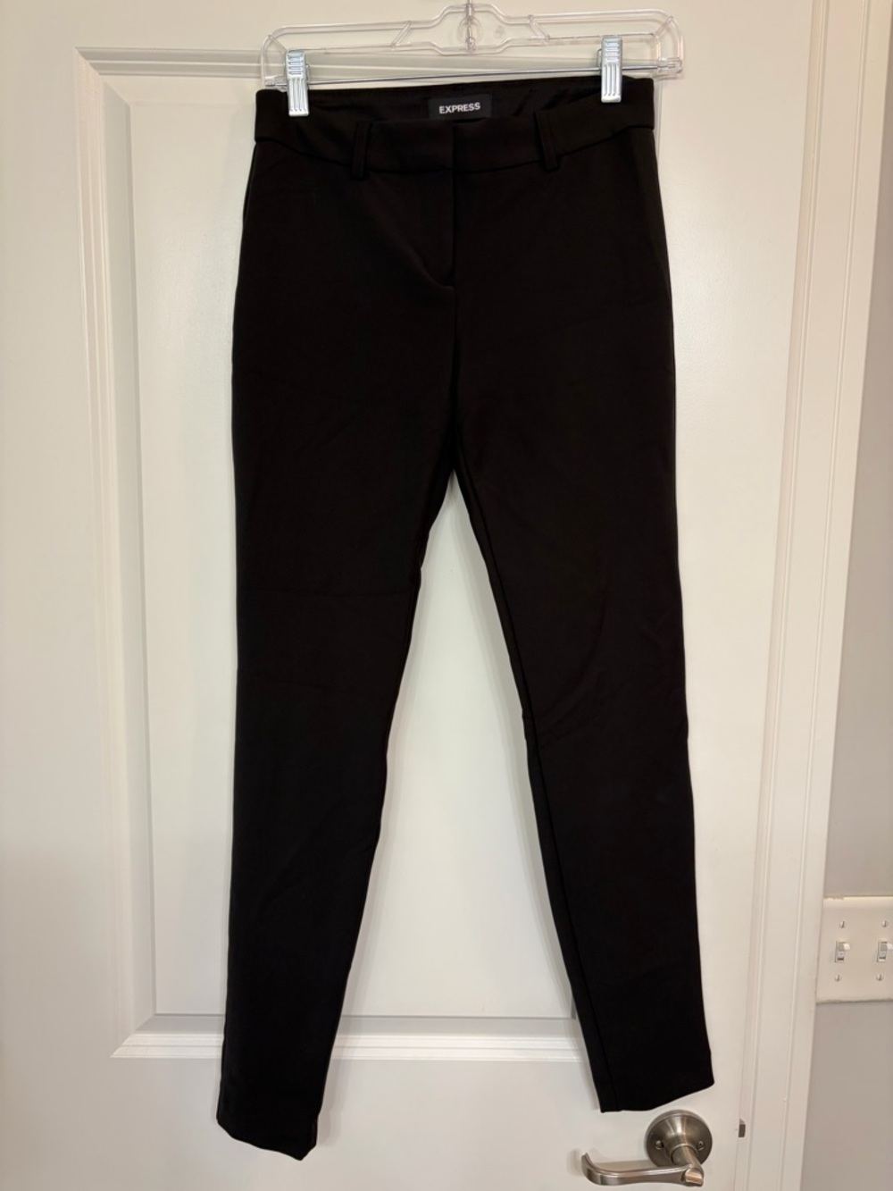 Express Black Skinny Ponte Pants